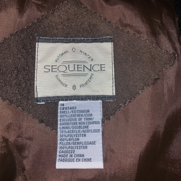 A brown thick jacket from Sequence. - Picture 2 of 6